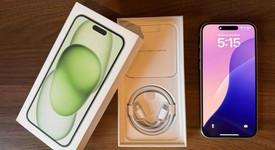 Good
													Apple iPhone 15 Plus - Unlocked, Green, 128 GB, A2847, photo 1 of 9