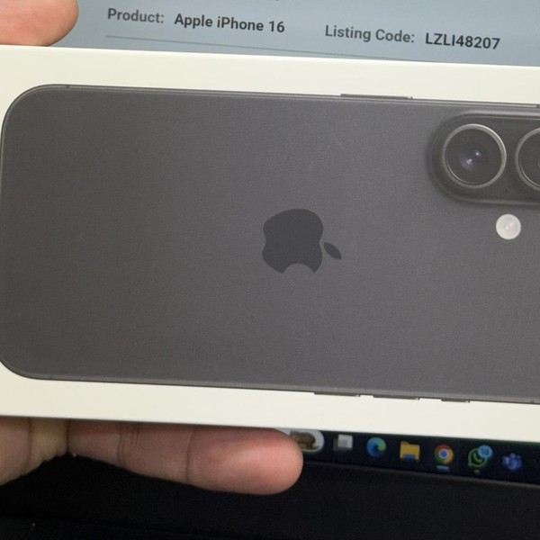 Apple iPhone 16 - Verizon, 128 GB, Black, A3081