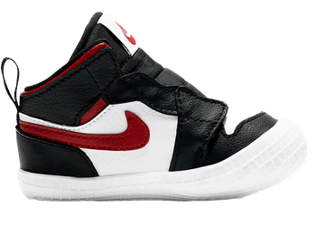 Jordan 1 Crib Bootie Black White Gym Red (I) for sale