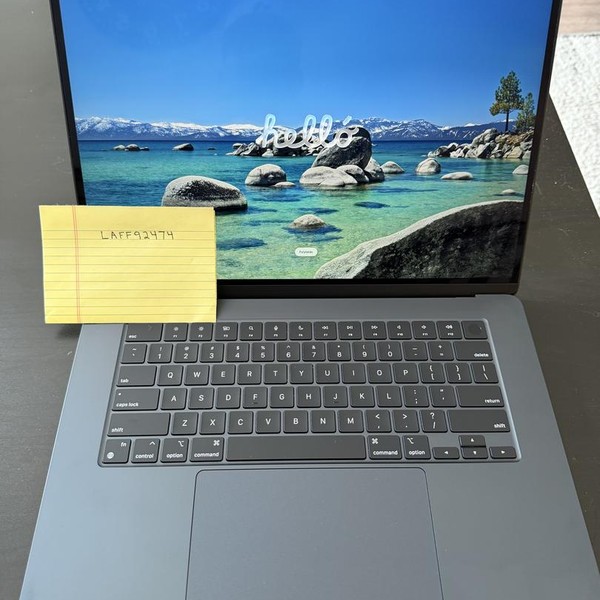 MacBook Air 2023 (M2) - 15 inch - 256 GB, Midnight, 8 GB, Apple M2