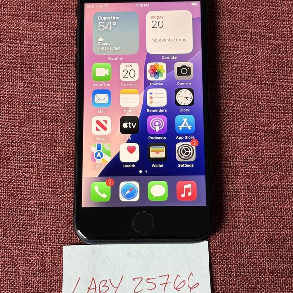 Apple iPhone SE 3rd Gen 2022 - Unlocked, 64 GB, Midnight, A2595