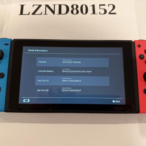 Nintendo Switch - 32 GB, Red & Blue