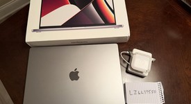 Good
													MacBook Pro 2021 - 16" - Apple M1 Pro 10-core, Silver, 1 TB, 16 GB, photo 1 of 12