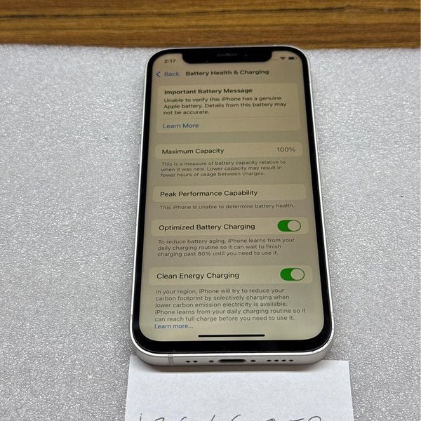 Apple iPhone 12 Mini - Unlocked, 64 GB, White, A2176