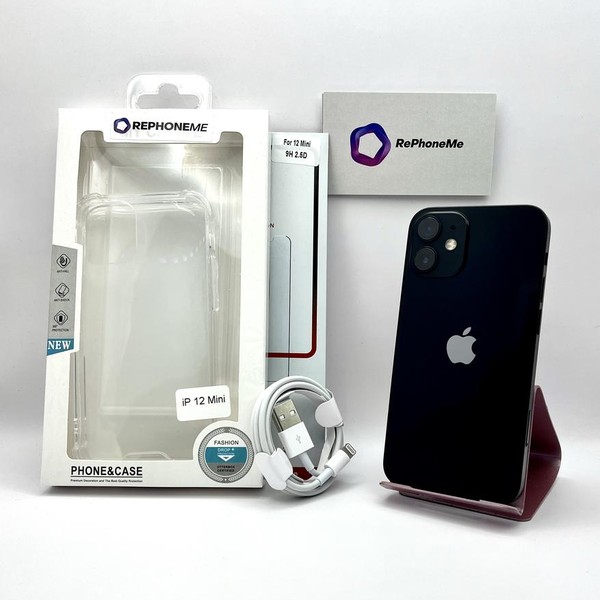 Apple iPhone 12 Mini - Unlocked, 64 GB, Black, A2176