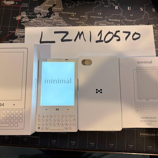 Minimal Phone - Unlocked, Pebble, 128 GB, 6 GB