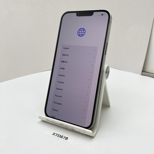 Apple iPhone 13 Pro Max - Unlocked, Silver, 128 GB, A2484