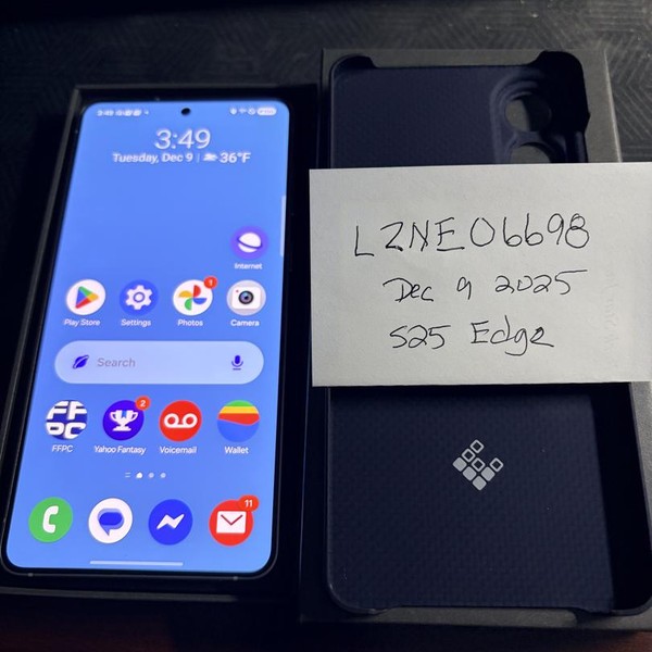 Samsung Galaxy S25 Edge - Xfinity, Silver, 256 GB, 12 GB, SM-S937U