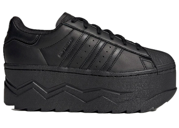 adidas Superstar Platforum Low Triple Black (Women's) for sale