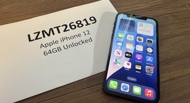 Good
													Apple iPhone 12 - Unlocked, Black, 64 GB, A2172, photo 1 of 4