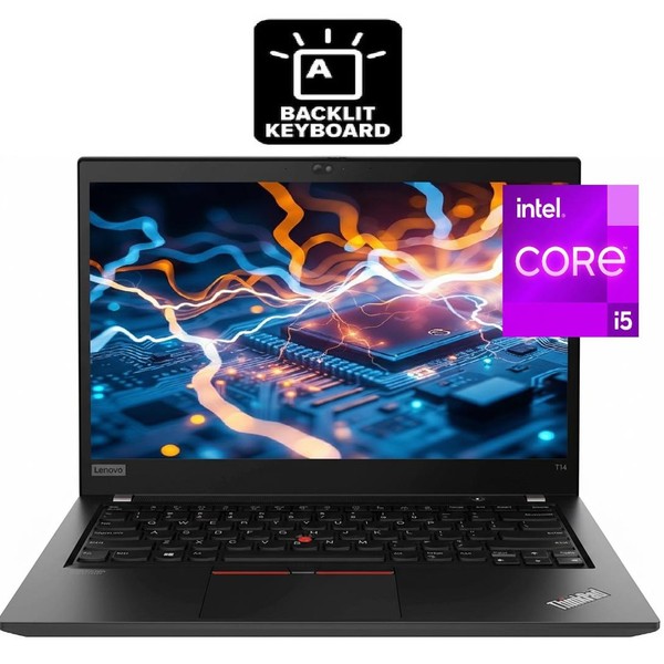 Lenovo ThinkPad T14 (Gen 1) - 512 GB, Black, 16 GB, Intel Core i5, HD