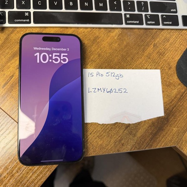 Apple iPhone 15 Pro - Unlocked, 512 GB, Black, A2848