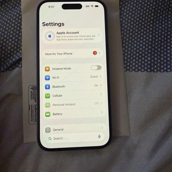 Apple iPhone 16 - Unlocked, 128 GB, Ultramarine, A3081