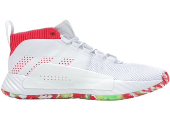 adidas Dame 5 White Multi for sale