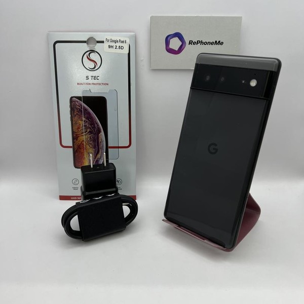 Google Pixel 6 - Unlocked, 128 GB, Black, 8 GB, GB7N6