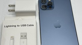 Good
													Apple iPhone 12 Pro - Unlocked, Pacific Blue, 256 GB, A2341, photo 2 of 7