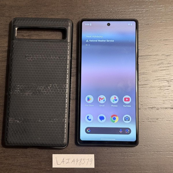 Google Pixel 6a - Unlocked, 128 GB, Charcoal, 6 GB, GX7AS