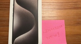 New
													Apple iPhone 15 Pro - Unlocked, Natural, 128 GB, A2848, photo 1 of 5