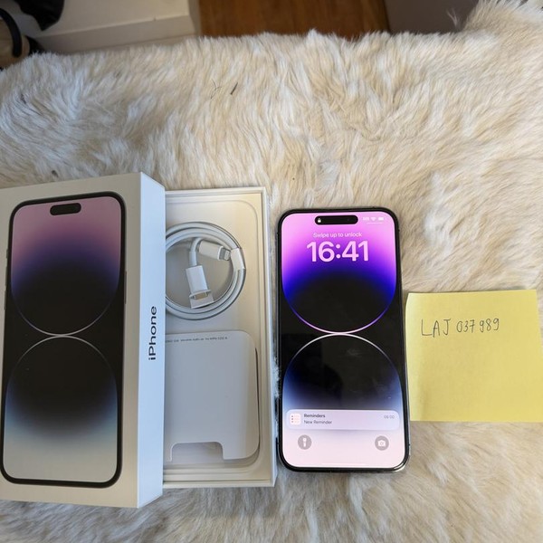 Apple iPhone 14 Pro Max - Unlocked, 256 GB, Purple, A2651