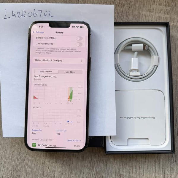 Apple iPhone 13 Pro Max - Unlocked, 256 GB, Graphite, A2484