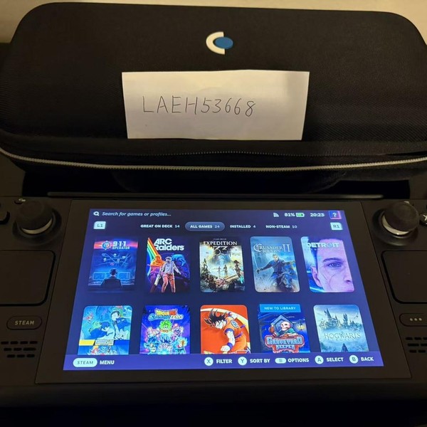 Steam Deck - 512 GB, Black, 16 GB, AMD