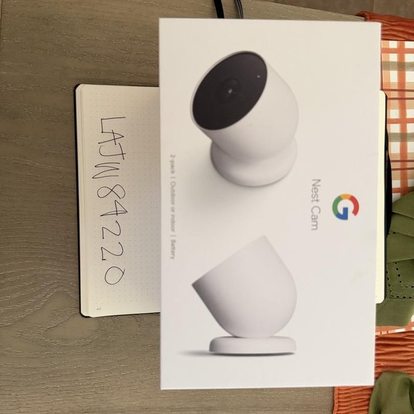 Google Nest Cam (Outdoor or Indoor) - White, 2-Pack
