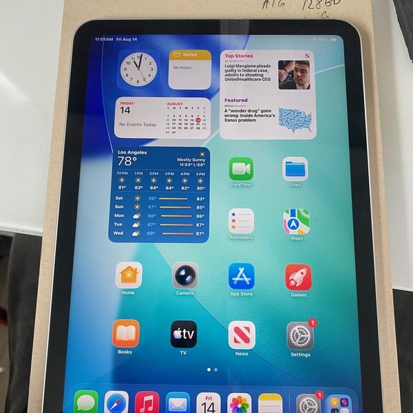 Apple iPad (11th Gen) - Wi-Fi, 128 GB, Silver, A3354