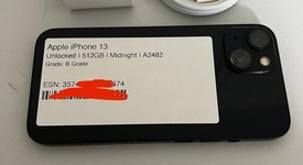 Good
													Apple iPhone 13 - Unlocked, Midnight, 512 GB, A2482, photo 4 of 19