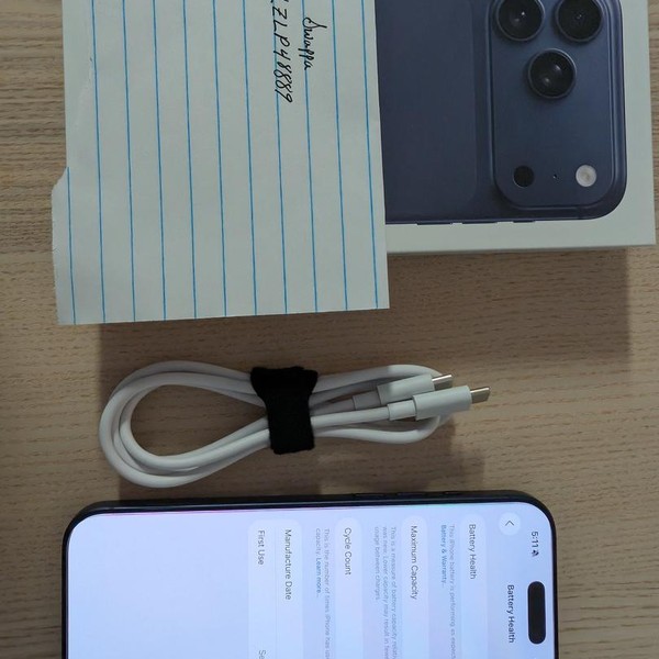 Apple iPhone 17 Pro Max - Unlocked, 512 GB, Deep Blue, A3257