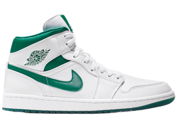 Jordan 1 Mid White Mystic Green for sale