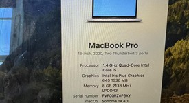 Mint
													MacBook Pro 2020 - 13" - I5, Gray, 256 GB, 8 GB, photo 2 of 10