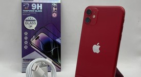 Mint
													Apple iPhone 11 - Unlocked, Red, 128 GB, A2111, photo 1 of 5