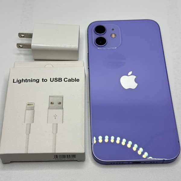 Apple iPhone 12 - Unlocked, 256 GB, Purple, A2172