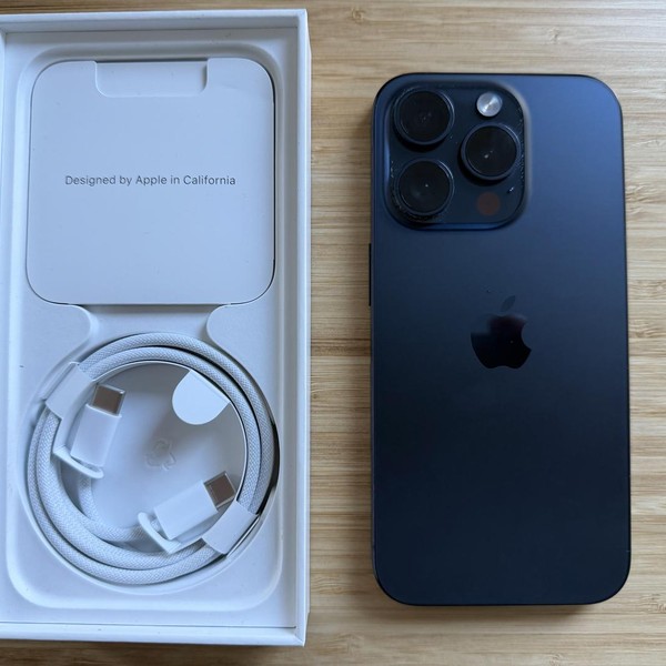 Apple iPhone 15 Pro - Unlocked, 256 GB, Blue, A2848