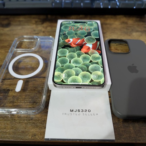 Apple iPhone 15 Pro Max - Unlocked, 1 TB, White, A2849