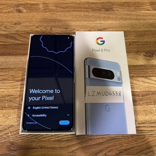 Google Pixel 8 Pro - Unlocked, 128 GB, Bay, 12 GB, G1MNW, mmWave 5G