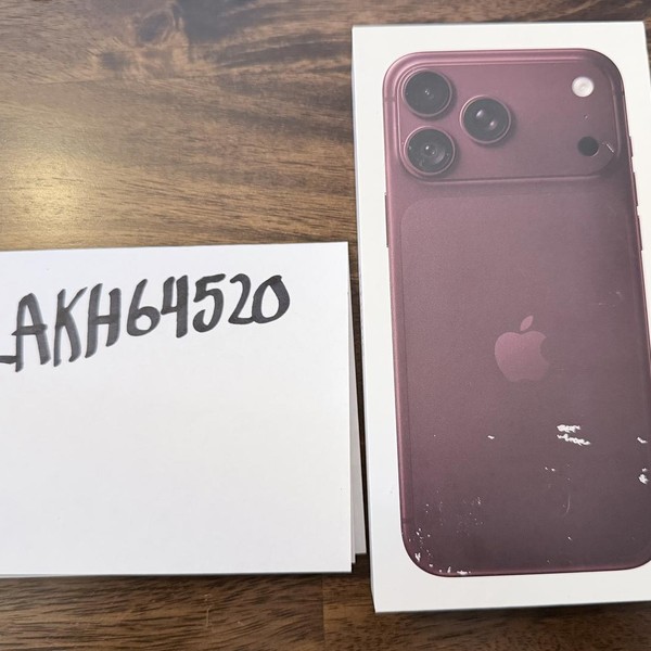 Apple iPhone 18 Pro Max - AT&T, 256 GB, Burgundy, a3473