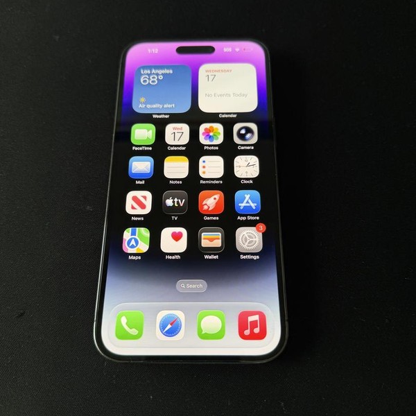 Apple iPhone 14 Pro Max - Unlocked, 256 GB, Purple, A2651