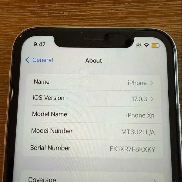 Apple iPhone Xr - AT&T, 128 GB, White, A1984