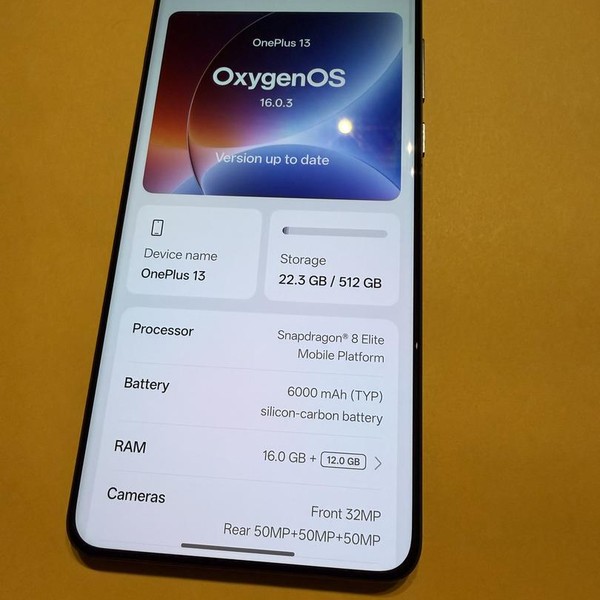 OnePlus 13 - Unlocked, 512 GB, Black Eclipse, 16 GB