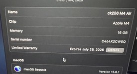 Mint
													MacBook Air 2025 (M4) - 13" - Apple M4, Midnight, 256 GB, 16 GB, photo 5 of 16