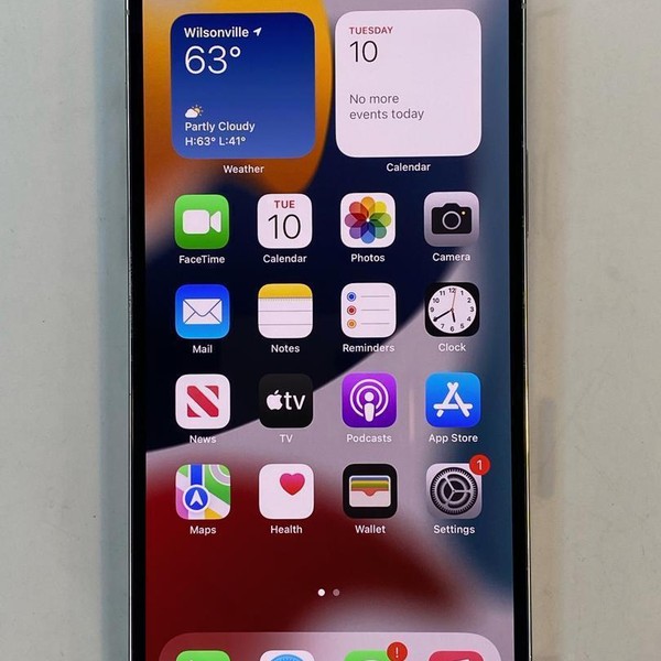 Apple iPhone 13 Pro Max - Unlocked, 128 GB, Silver, A2484