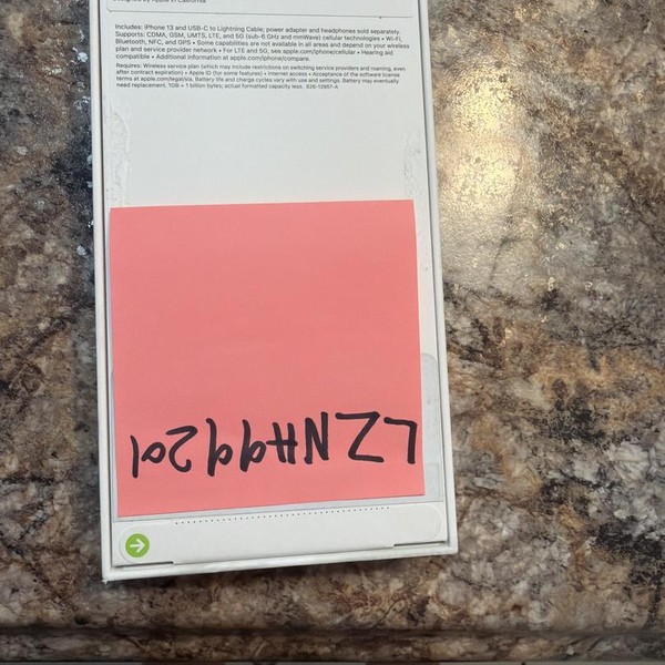 Apple iPhone 13 - Unlocked, 128 GB, Midnight, A2482