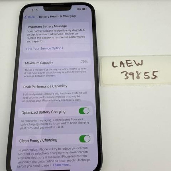 Apple iPhone 14 - Unlocked, 128 GB, Midnight, A2649