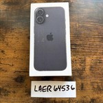 New Apple iPhone 16 - Unlocked, 128 GB, Black, A3081