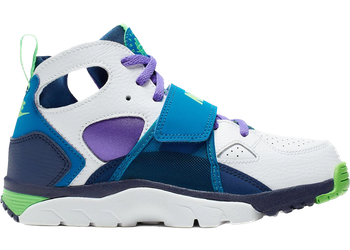 Nike Air Trainer Huarache Blue Void Psychic Purple Scream Green (PS) for sale