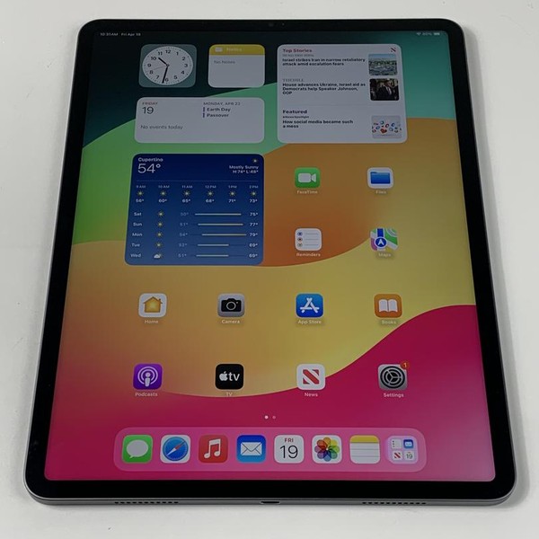 Apple iPad Pro 12.9 inch 5th Gen 2021 - Wi-Fi, Gray, 256 GB