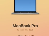 MacBook Pro 2020 - 13"