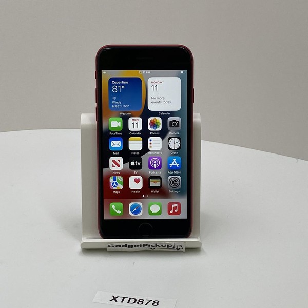 Apple iPhone SE 2nd Gen 2020 - Unlocked, 128 GB, Red, A2275