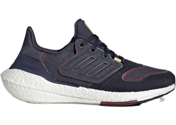 adidas Ultra Boost 22 Denim Shadow Navy Vivid Red for sale